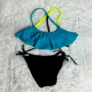 Victorias Secret Bikini - Teal/Black/Yellow